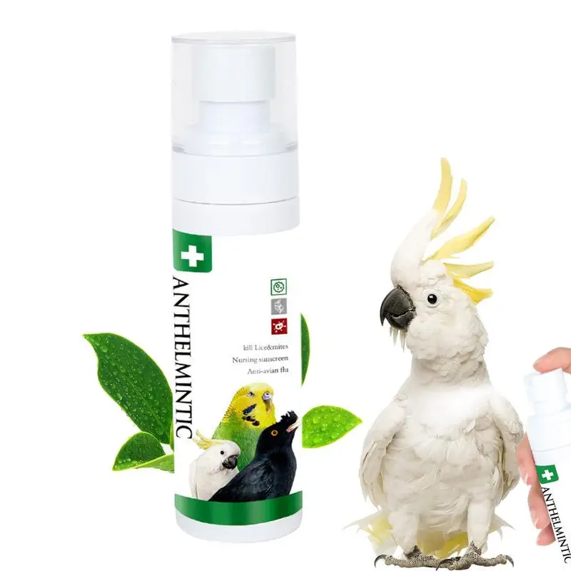 

Bird Flea Spray Flea Reducer Care Natural Pet Tick Eliminator Effective Flea Reducer Care 100ml For Parrots & More