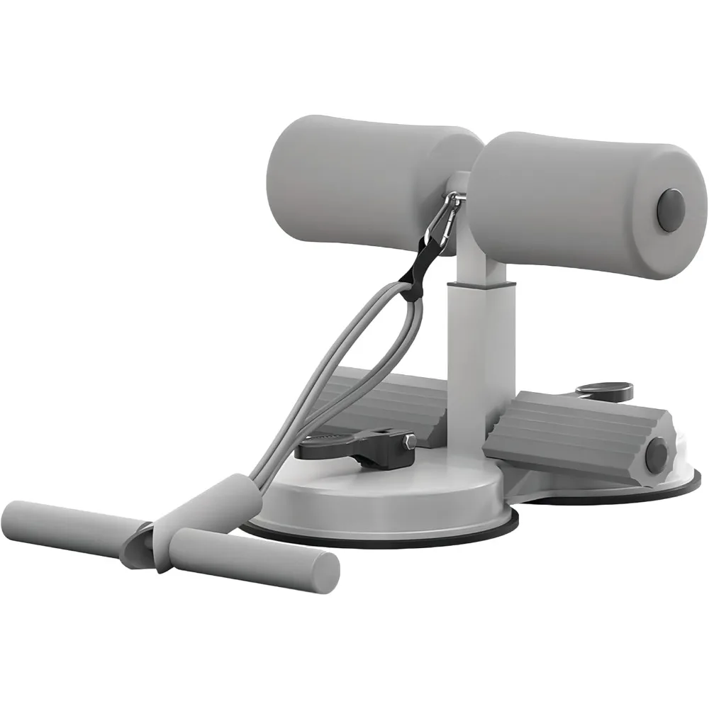 

Бар для сидения, портативный регулируемый напольный держатель для сидения с 2 прочными присосками и 1 эспандером, вспомогательное устройство для установки на планке