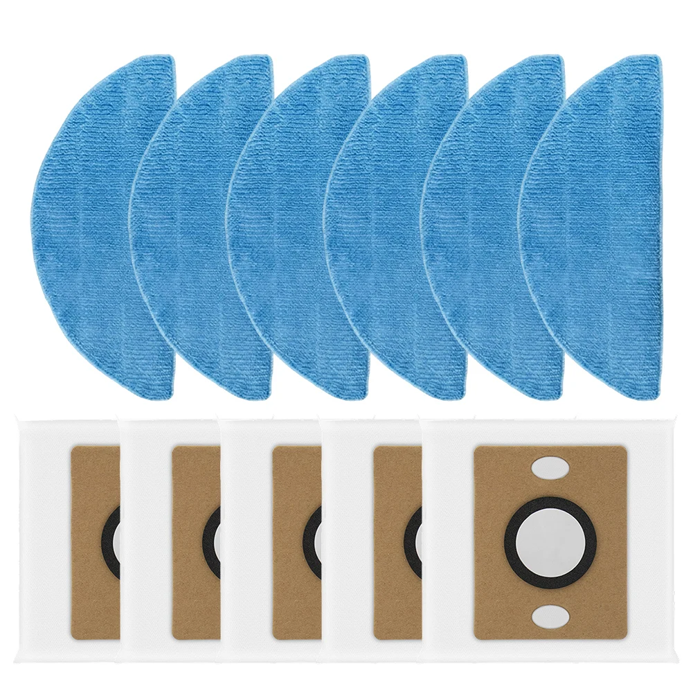 

11pcs/set Mop Cloths Vacuum Dust Bags For ILIFE A30 Pro Robot Vacuum Cleaner Accessories Parts Mop Cloth Dust Bag Kits