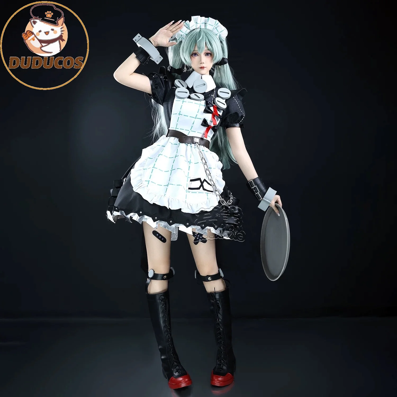 In Stock Corin Wickes Cosplay Costume Battle Maid Zzz Zenless Zone Zero Корин Векс Full Set Wig Halloween Xmas