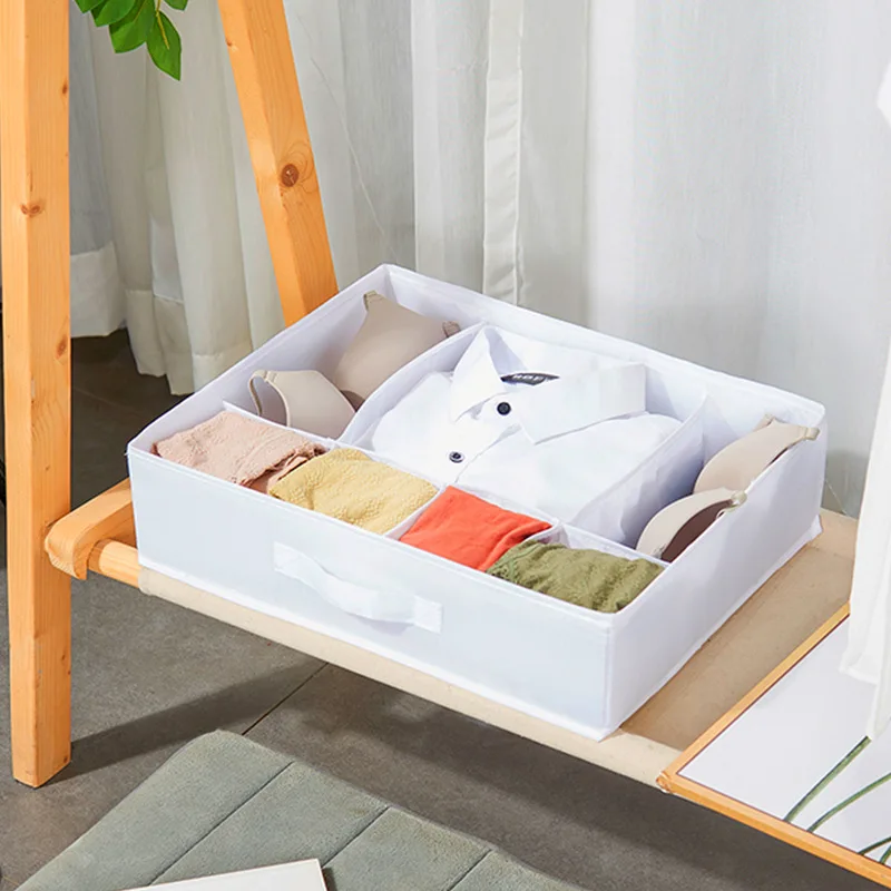 Underwear storage box drawer-type compartmentalized household socks put bra wardrobe storage finishing box