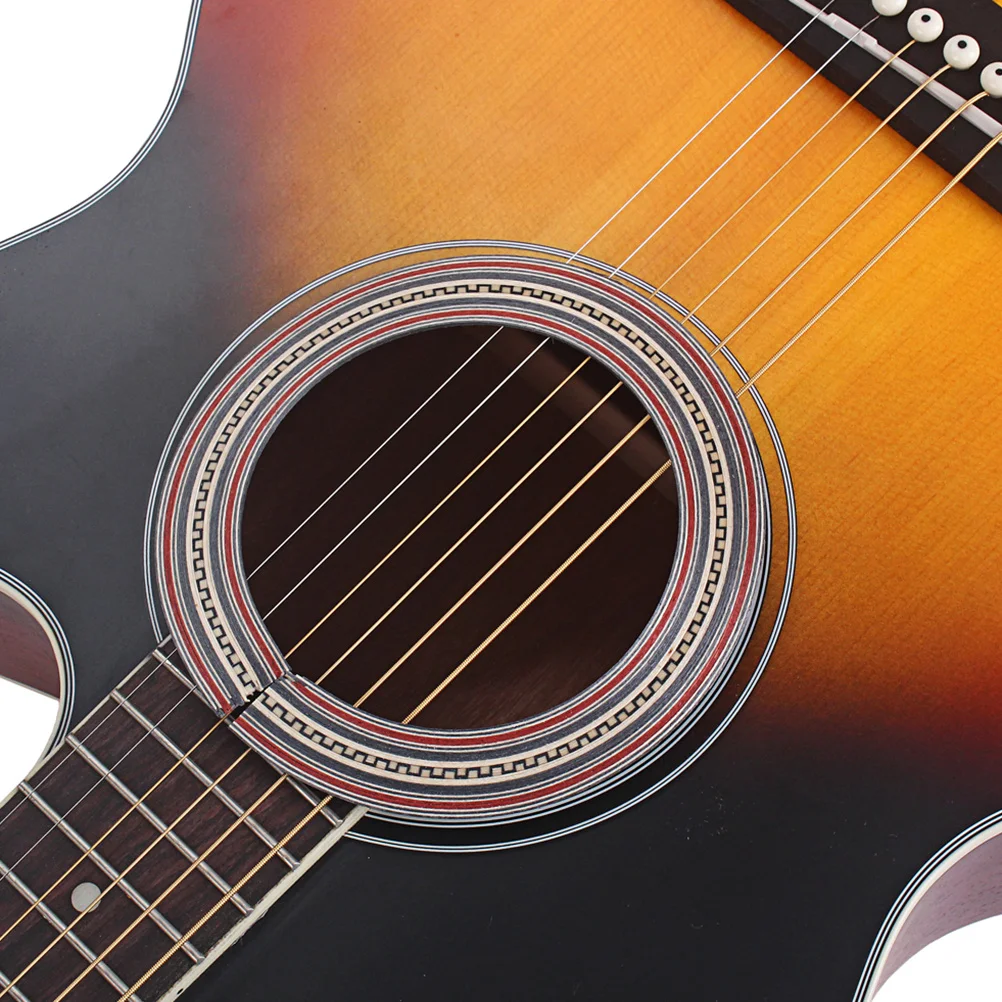 

18Mm Paua Abalone Curved Strips Guitar Sound Hole Rosette Inlay For Acoustic Guitar Repair Upgrade Decorative Trim Instrument