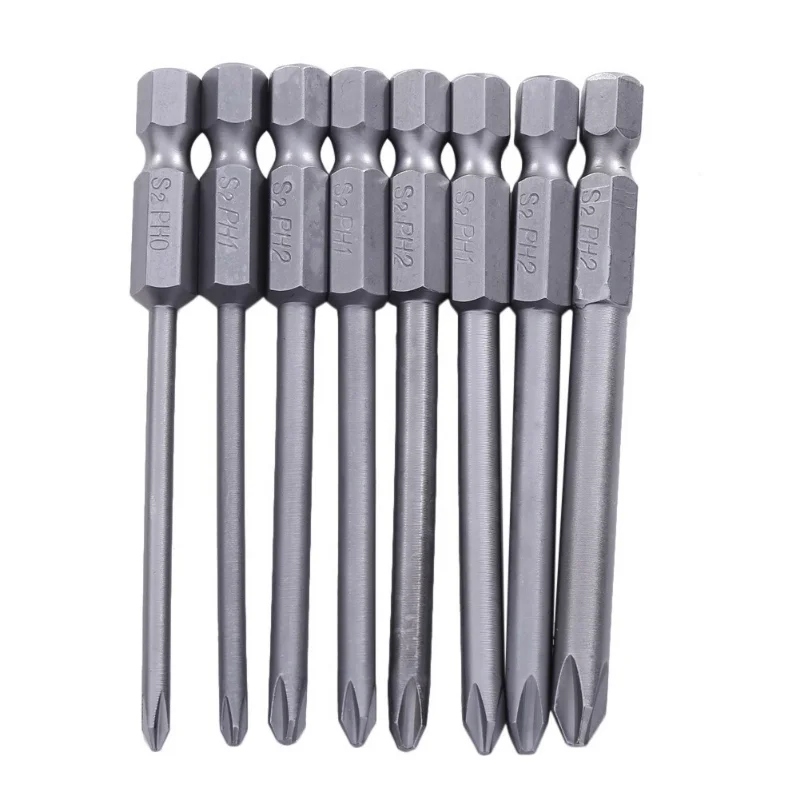 50-teiliges 75mm Extra Langes Sicherheits-Schraubendreher-Bit-Set, Torx Star Hex Manipulationssichere Bits für Handbohrer und Elektrowerkzeuge – Detail 10