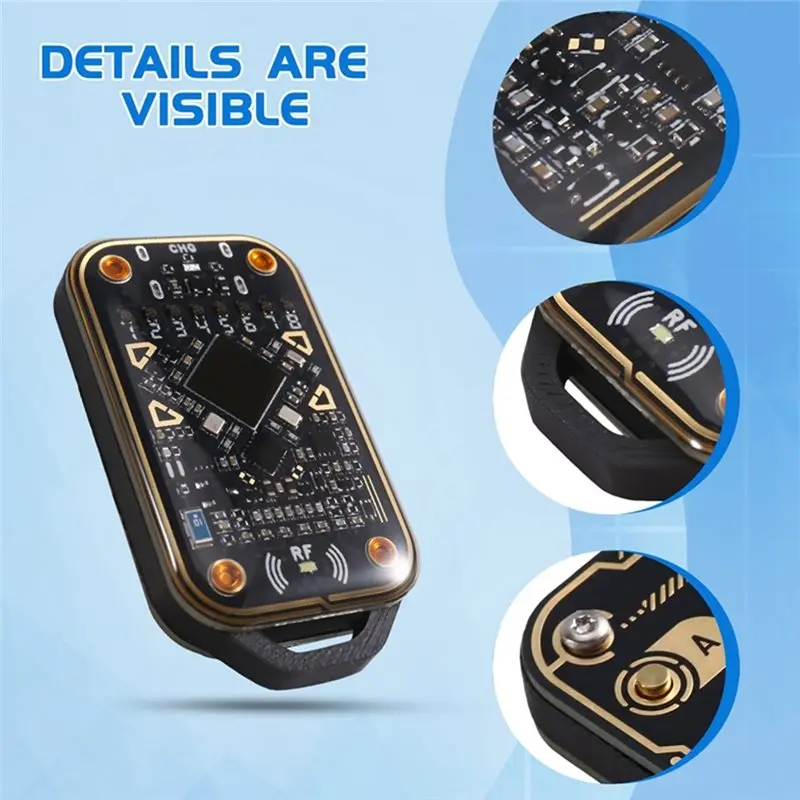 Y23A-Chameleon V3.0 RFID Smart Chip Emulator Smart Card Reader NFC Read Writer ID IC Card Tag Copyer +3XUID Keychain/Card