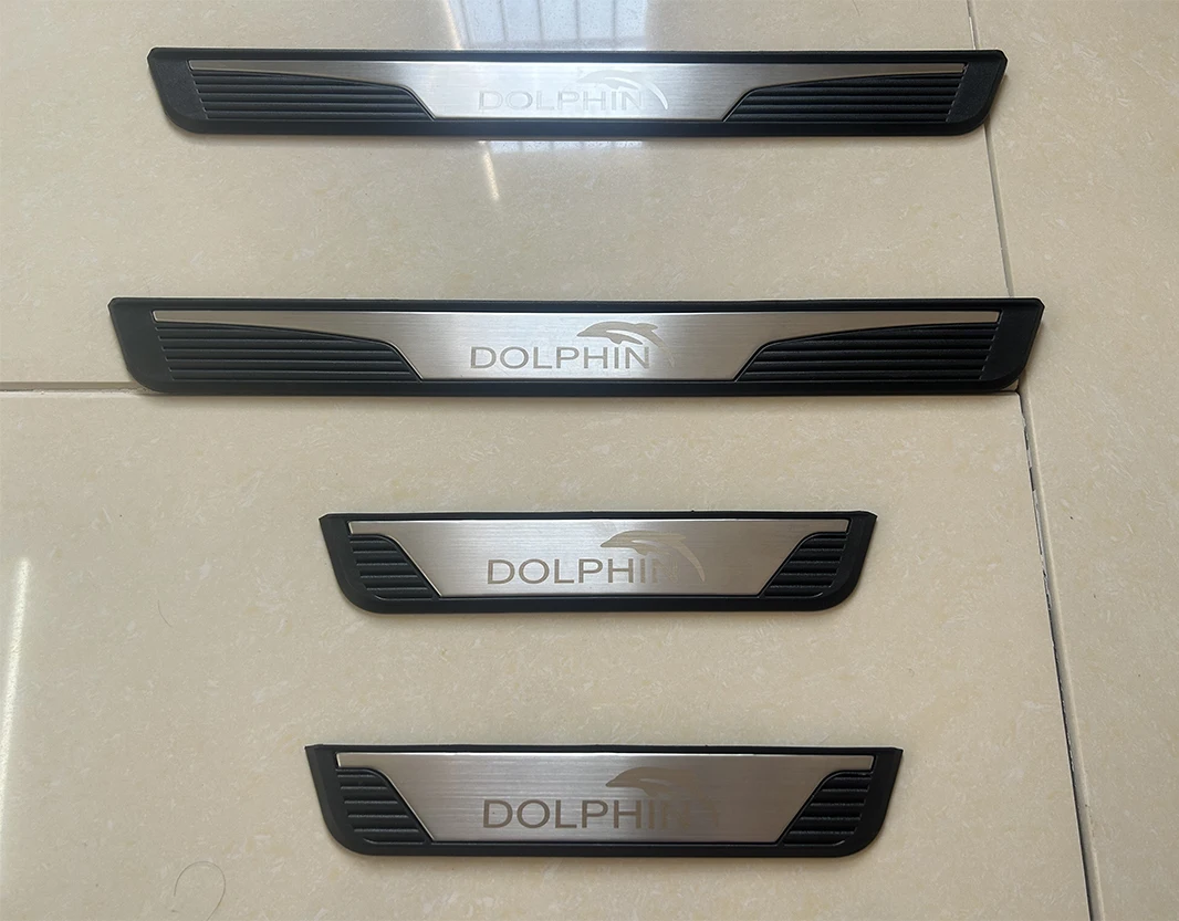 

Fit BYD DOLPHIN 2024 DOLPHIN MINI EV 2024 SONGPLUS SONG PLUS Car Door Sill Scuff Plate Threshold Pad Protection Car Accessory