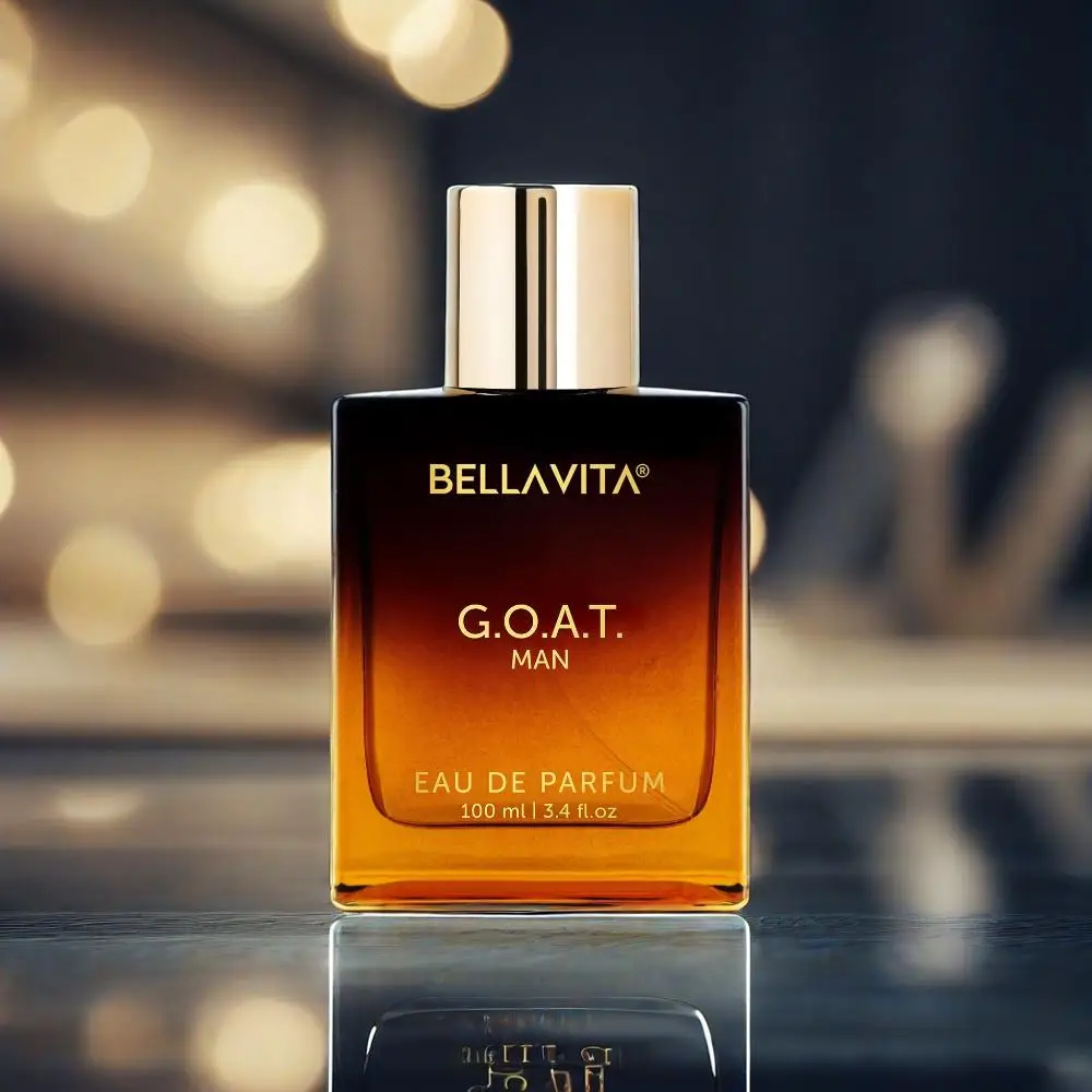 

BellaVita Luxury G.O.A.T. Men's Eau De Parfum Spray 3.4 fl oz Bergamot Lavender Vetiver Patchouli Oriental Fresh Long Lasting