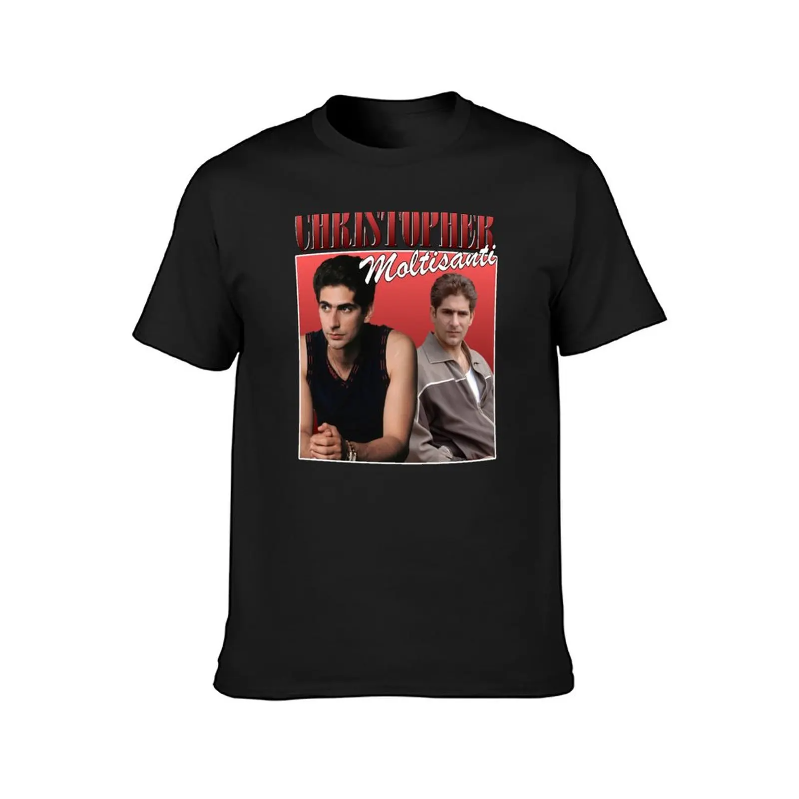 Christopher Moltisanti Retro Design Sopranos T-Shirt kawaii clothes mens graphic t-shirts