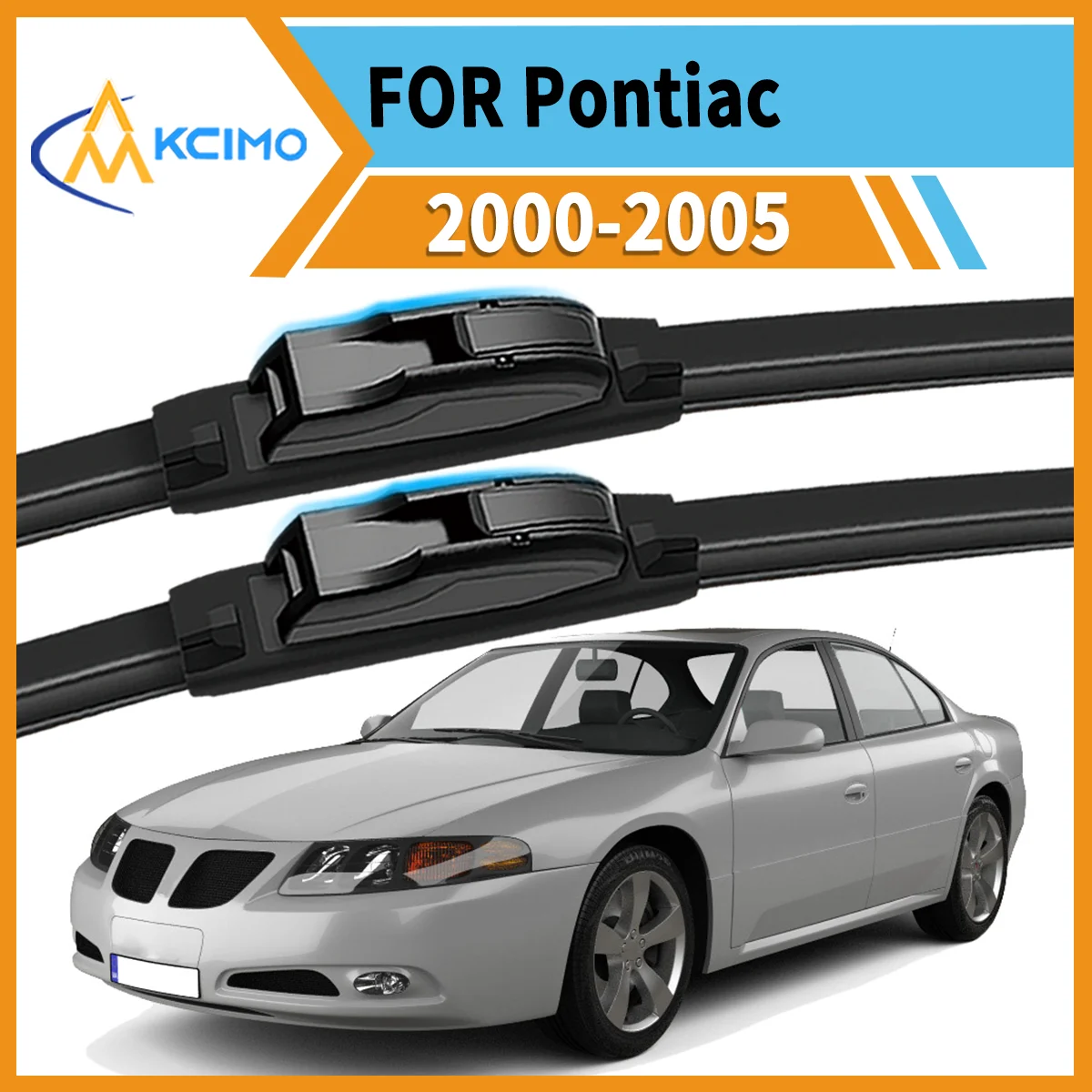 

Ultimate 2 Front Wiper Blades for Pontiac Bonneville 2000–2005 Ensures Clear Vision & Safe Driving in Rain Snow or Sun