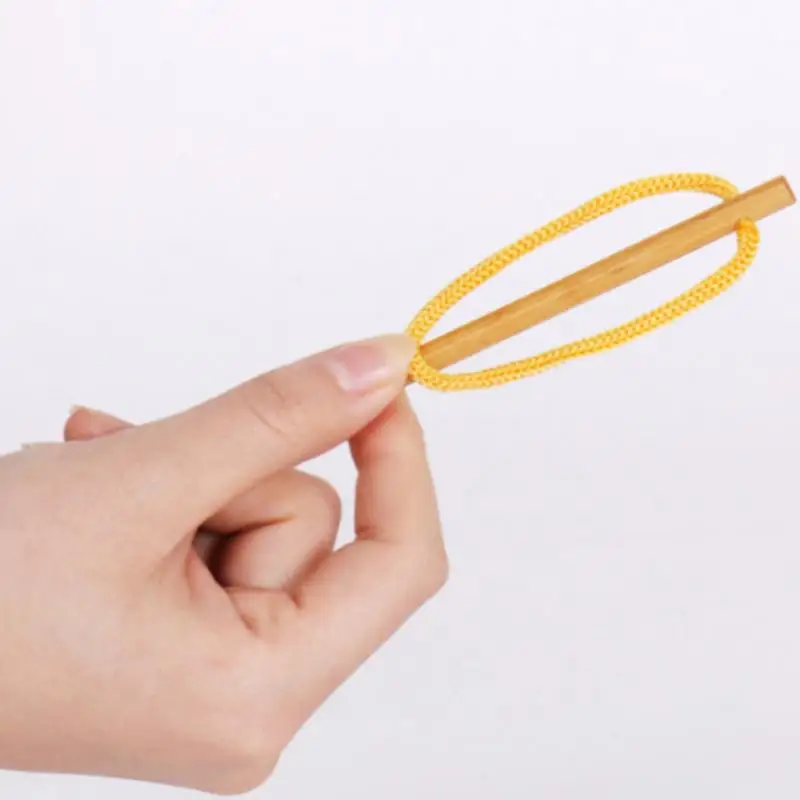 Varita mágica IQ Stick para entrenamiento cerebral, con cuerda y anillo de Metal, juego de rompecabezas educativo, desarrollo cognitivo, juego de entrenamiento cerebral