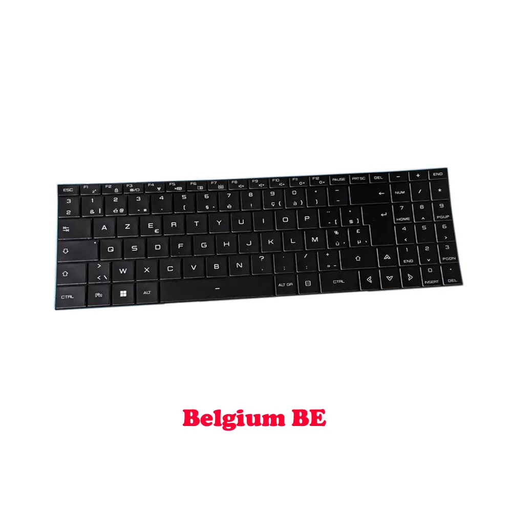 Laptop Backlit Keyboard For Tongfang GM7TG0P GM7TG7P GM7TN0P GM7TN8P GM7ZG8P GM7ZG8S English US Black Silver New