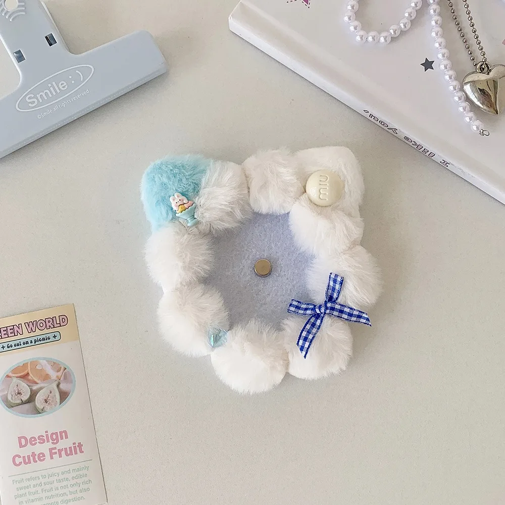 Cute Cat Ears Badge Pin Holder 58mm Anime Pins Display Kpop Cartoon Badge Card Holder Gift