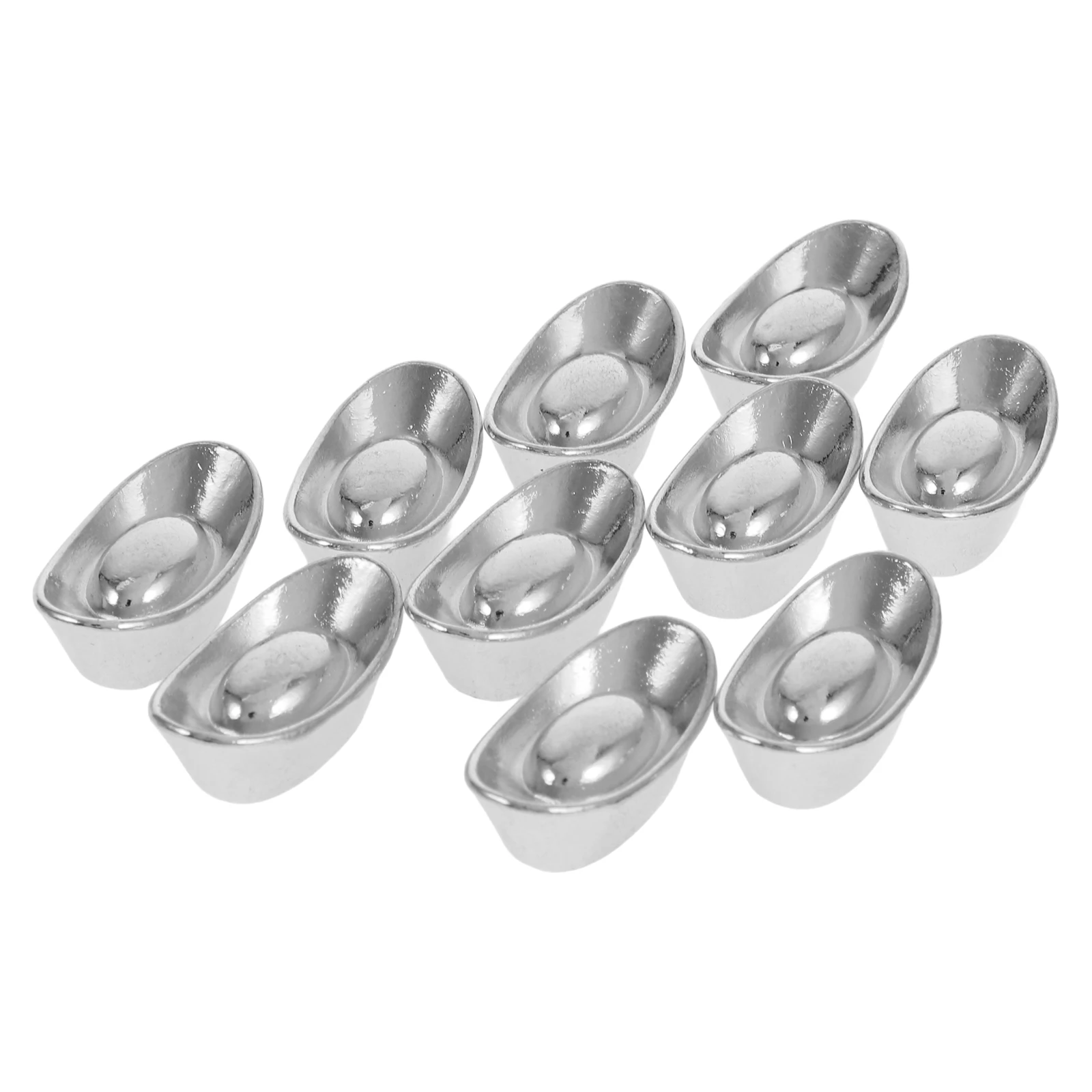 

10Pcs Mini Decorative Ingot Craft Unique Miniature Ingot Ornament Desk Shop Showcase Prosperity Decoration Mini Decoration