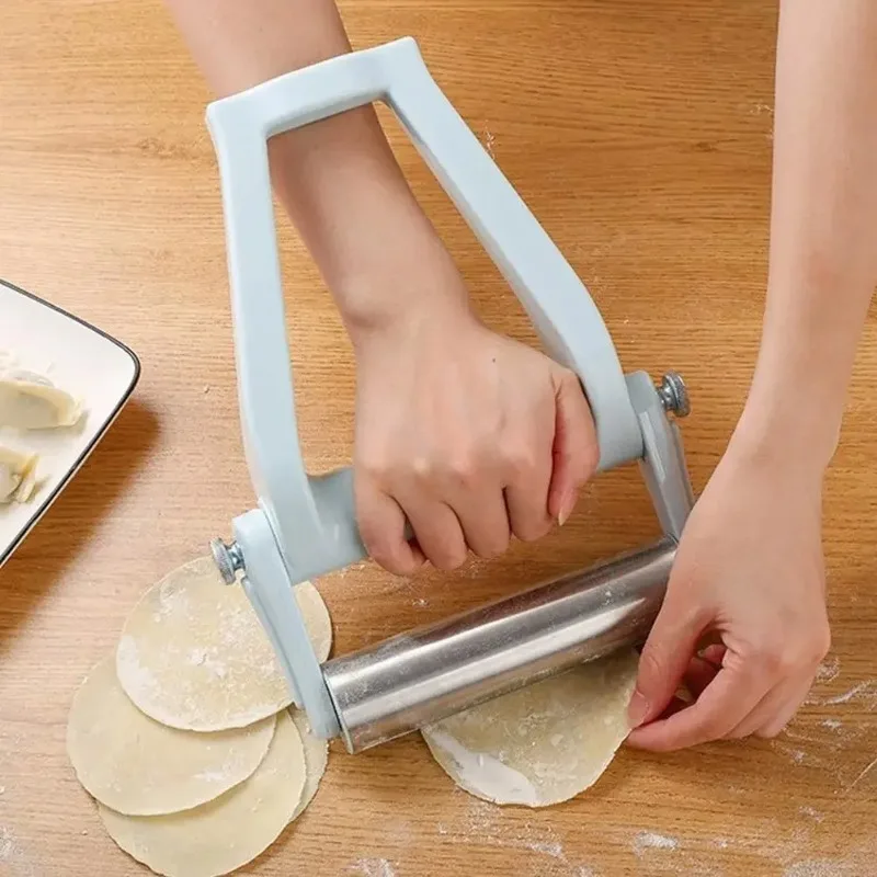 

Rolling Pin Home Stainless Steel Rolling Tools Baking Kitchen Accessories Dough Rolling Pins Pastry Pizza Roller Crust or Pastry