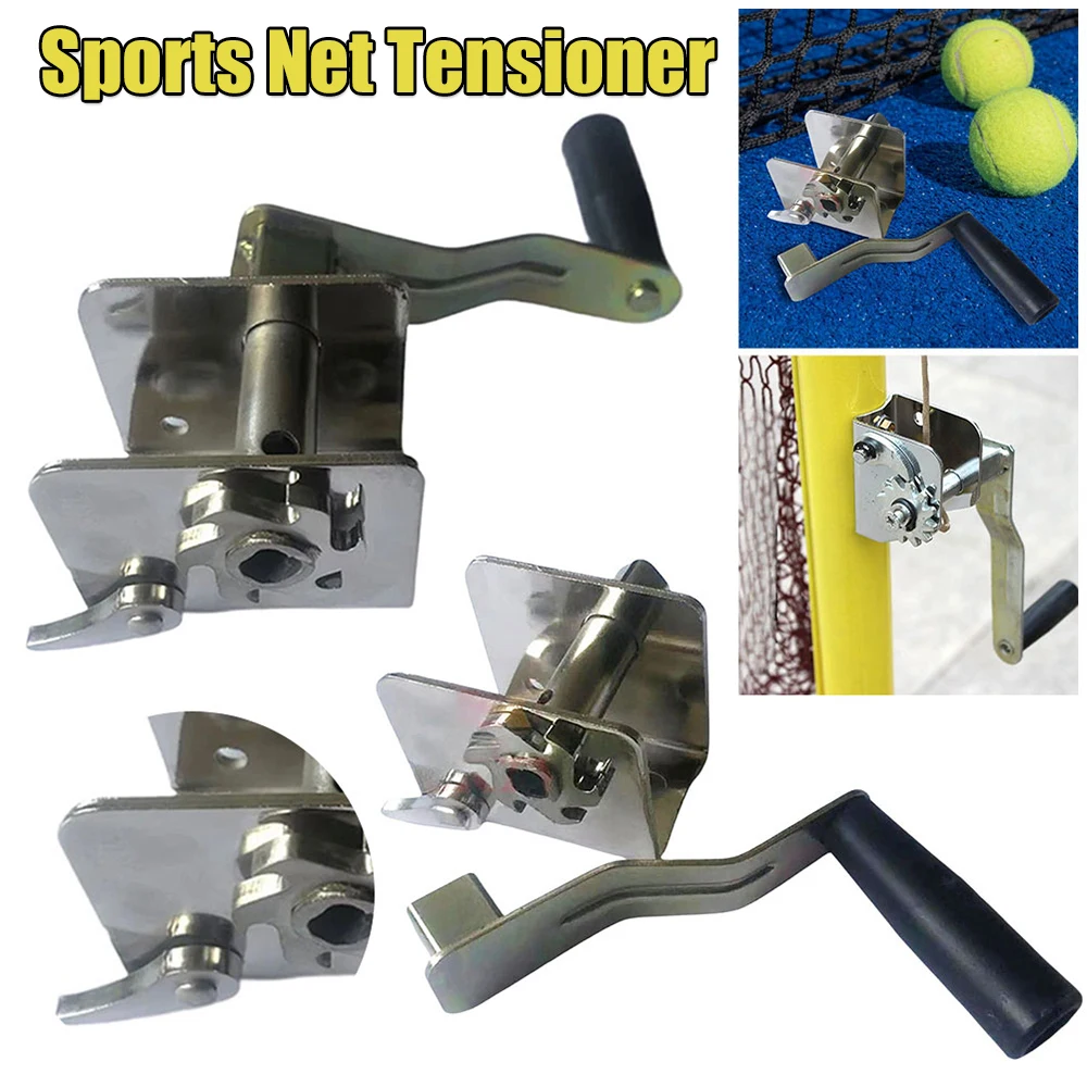 

Volleyball Net Setter Hand Crank Tensioner Multipurpose Tensioning Tool for Volleyball Badminton Nets Training Equipment