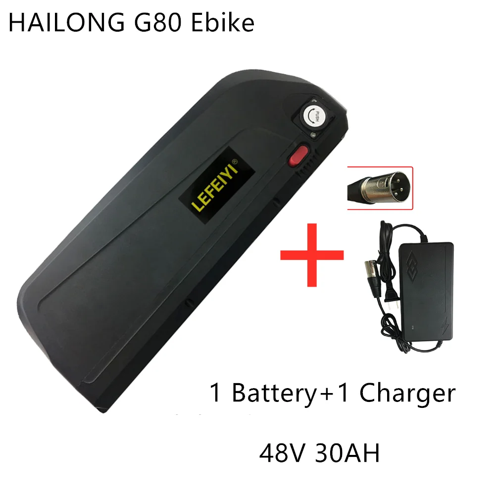 

Аккумуляторная батарея 48 в 30 Ач 18650 для электровелосипеда Hailong G80, мотор 750 Вт 500 Вт 350 Вт 1500 Вт