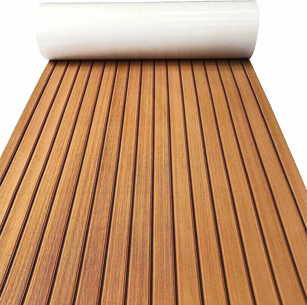 

3 Size EVA Foam Anti-Slip Marine Flooring Faux Teak Decking Sheet Boat Accessories EVA Foam Boat Mat Sheet Boat