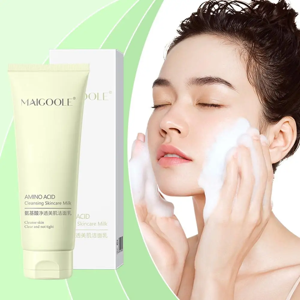 

Аминокислотное очищающее средство для лица, контроль жирности, увлажняющая пена для лица, мягкое глубокое очищение лица унисекс, уход за кожей, не раздражающий K0P9