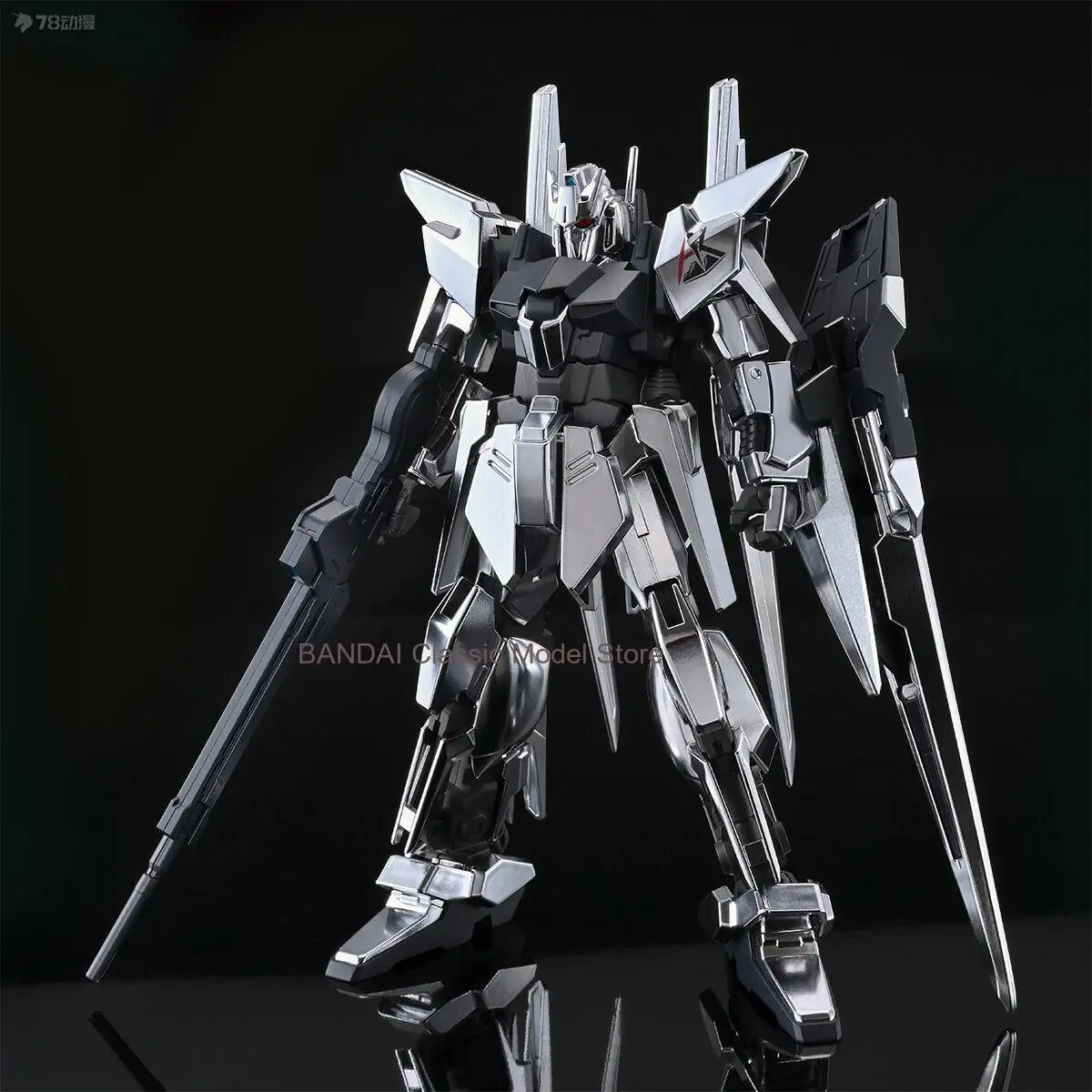 Bandai genuino HG DZ-001 DELTA ZAYIN ARGENT KEIL traje móvil transformador Gundam Anime figura de acción ensamblaje modelo juguetes regalo