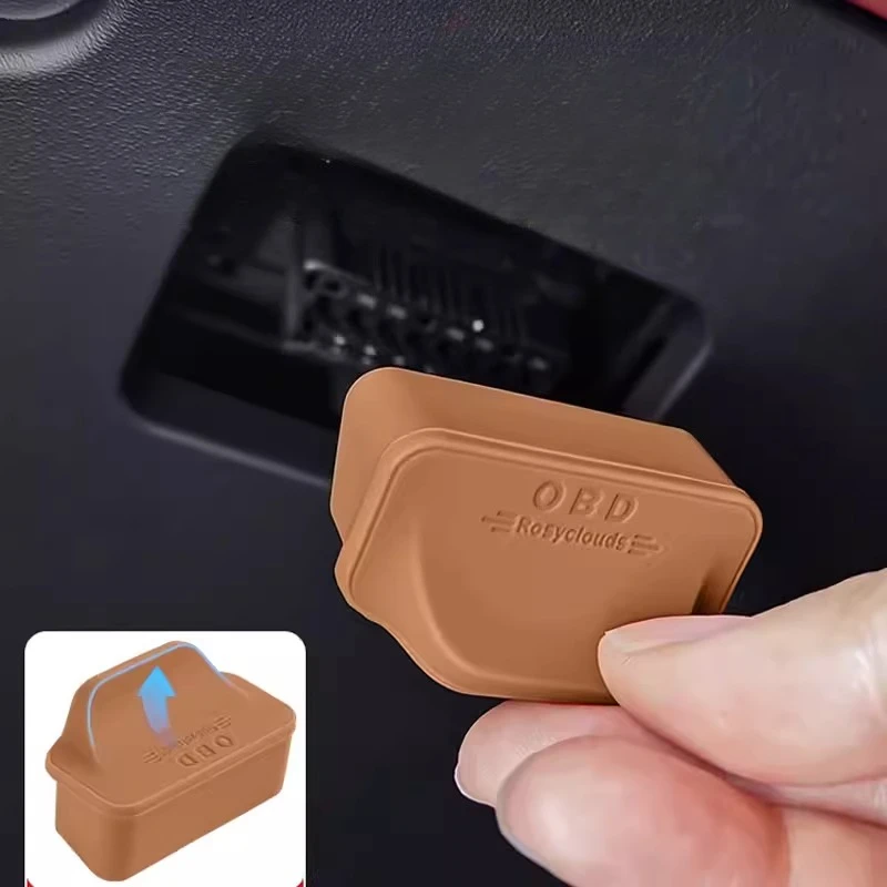 Silicone OBD Port Protector Cover for Jetour X70 X90 X95 Dashheng Diagnostic Interface Waterproof Dustproof