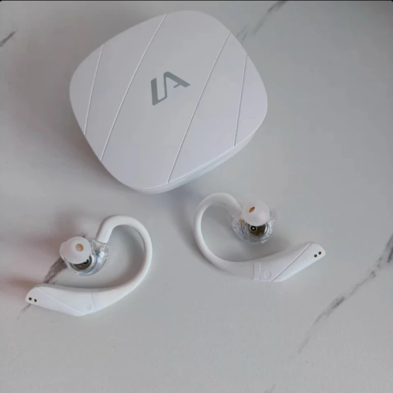 

Беспроводные наушники Diamond Open-Ear с активным шумоподавлением, Bluetooth-гарнитура с проводным режимом, стильные модные наушники для женщин.