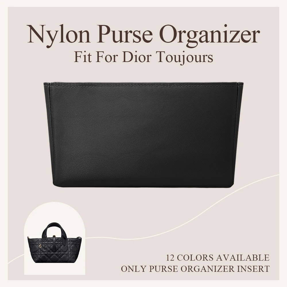 

Nylon Purse Organizer Insert Fit for Dior Toujours Handbag Inside Storage Bag Inner Liner Bag Cosmetics Organizer Bag Insert