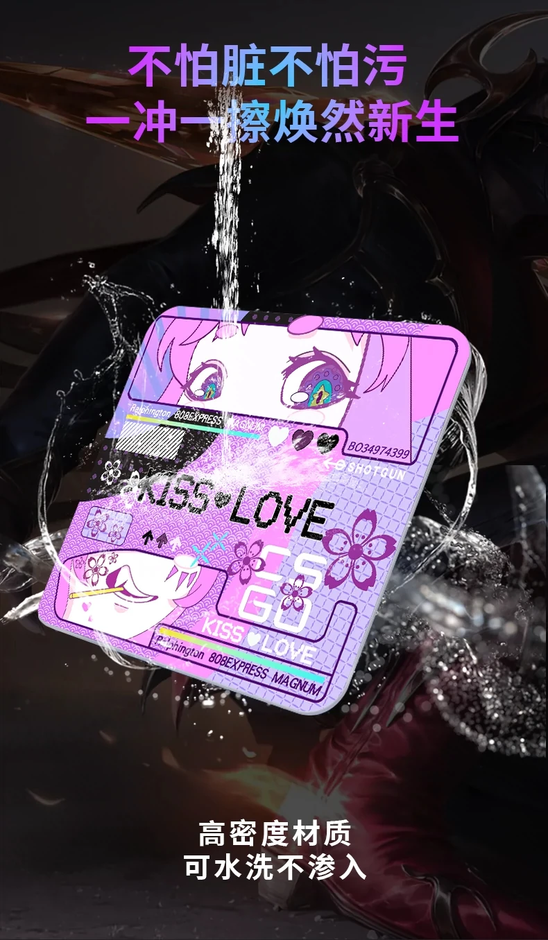 Skypad SORA YUME لوحة ماوس ألعاب زجاجية ذات سطح أملس بلوري حصيرة مكتبية ترقية FPS ملحقات ألعاب الكمبيوتر المخصصة للمكتب #6