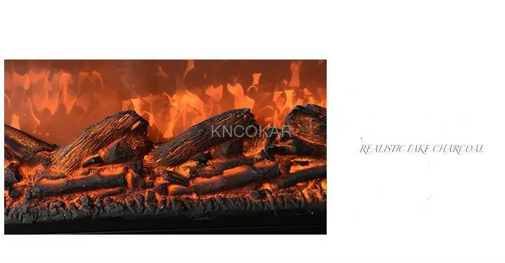 Kaminkernsimulation Flamme eingebetteter elektronischer Kamin falsches Feuer dekorativer Schrankheizung elektronischer Kamin für zu Hause