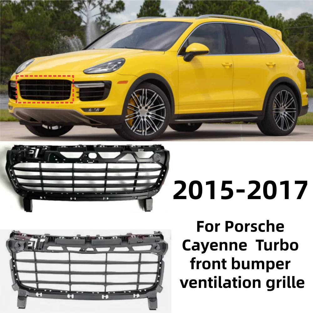 

For Porsche Cayenne Turbo 2015-2017 front bumper style grille OE: 95850568302