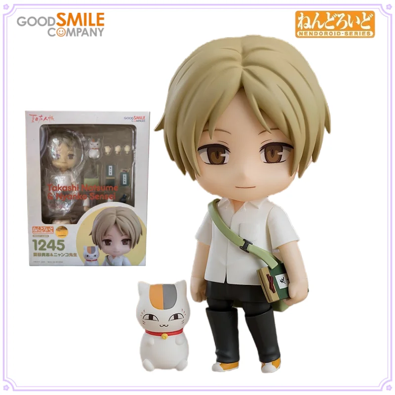 GSC オリジナル ねんどろいどシリーズ No.1245 夏目貴志＆ニャンコ・サンセイ（先生猫）フィギュア おもちゃ 男の子向け ギフト コレクターズアイテム 装飾品