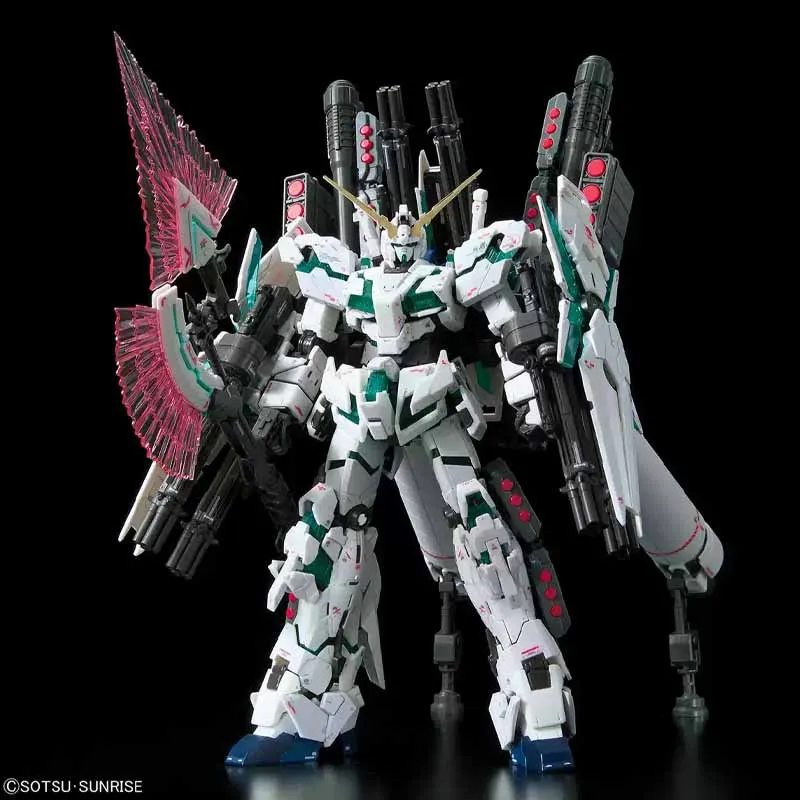 Bandai Originele GUNDAM RG Serie FULL ARMOUR EENHOORN GUNDAM Anime Action Figure Model Assemblage Speelgoed