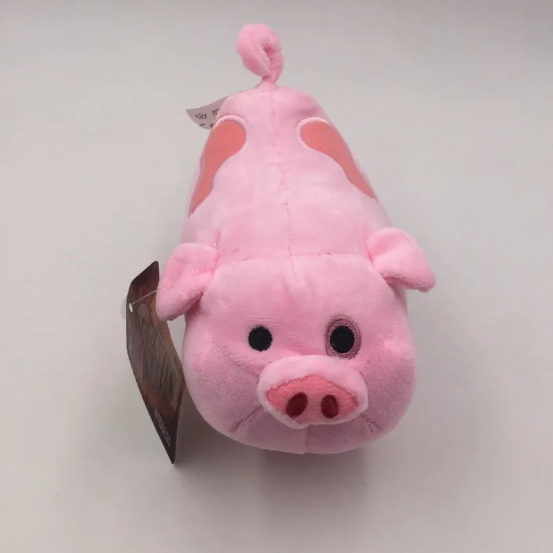 18cm Anime Gravity Falls Waddles Pink Pig Kawaii Animals Toy Doll Kids Birthday Christmas Gifts