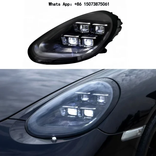 For Por-sche 987 Cayman/Boxster Upgrades New LED Matrix Style Headlights 09-12