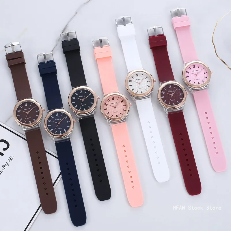 Minimalist White Women Fashion Watches Simple Strip nail Dial Ladies Silicone Wristwatches Drop Shipping Woman Quartz Watch