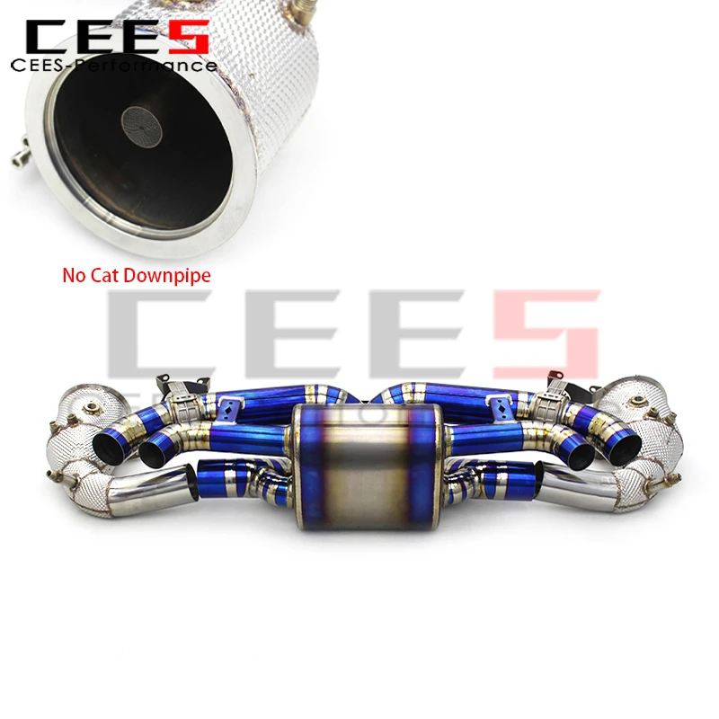 

cees No Cat Header Downpipe Catback Exhaust for Porsche 911 992 3.0T 2020-2023 Racing Car OEM Factory Valved Exhaust System