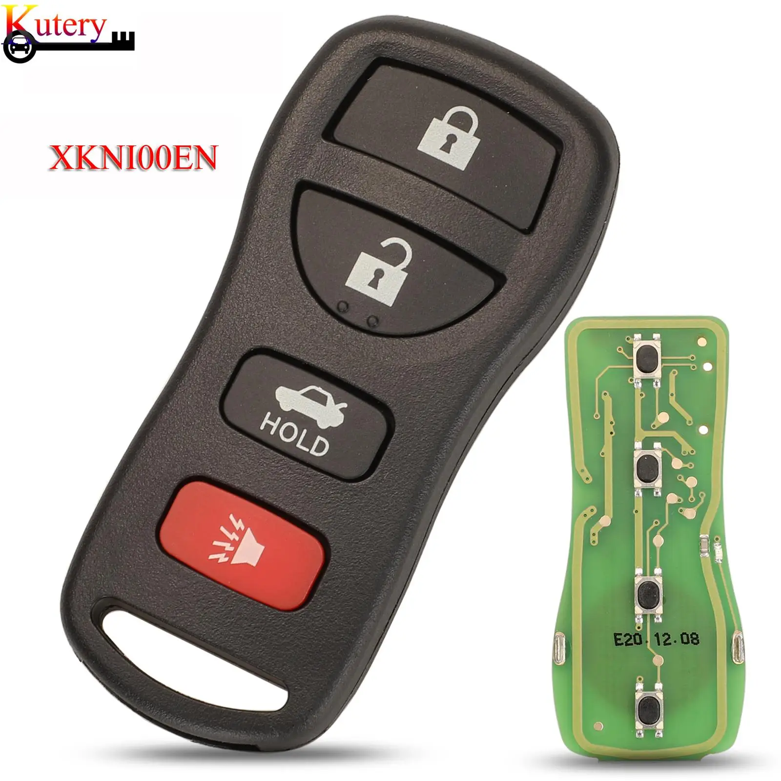 jingyuqin XKNI00EN Xhorse Series Universal Write Remote Smart Car Key For VVDI VVDI2 English Version 4Buttons