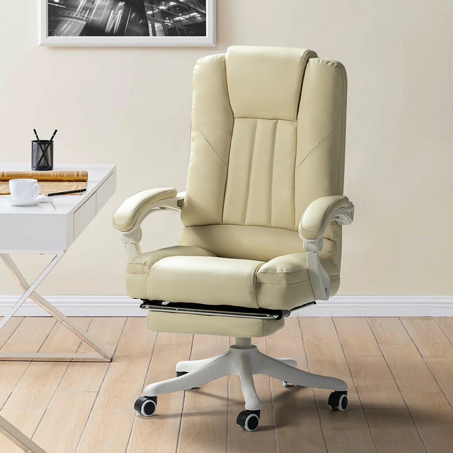 

Office Chair WCG Ergonomic Gaming Chair Computer Boss Chair Armchair Office with Adjustable Height