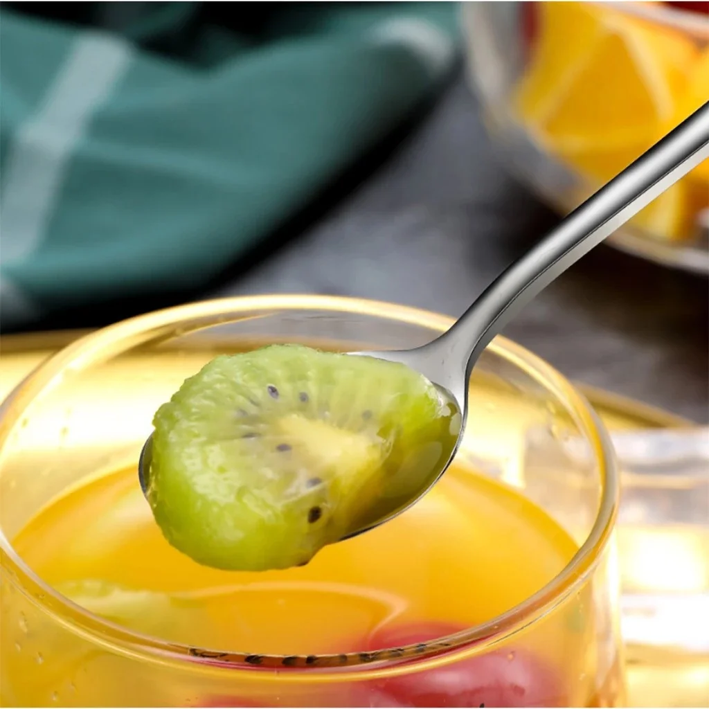 

Stainless Steel Long-Handled Spoon, Thickened Mixing Spoon, Smoothie Spoon, Milk Tea Teaspoons, Coffee Spoon,Seasoning Spoon