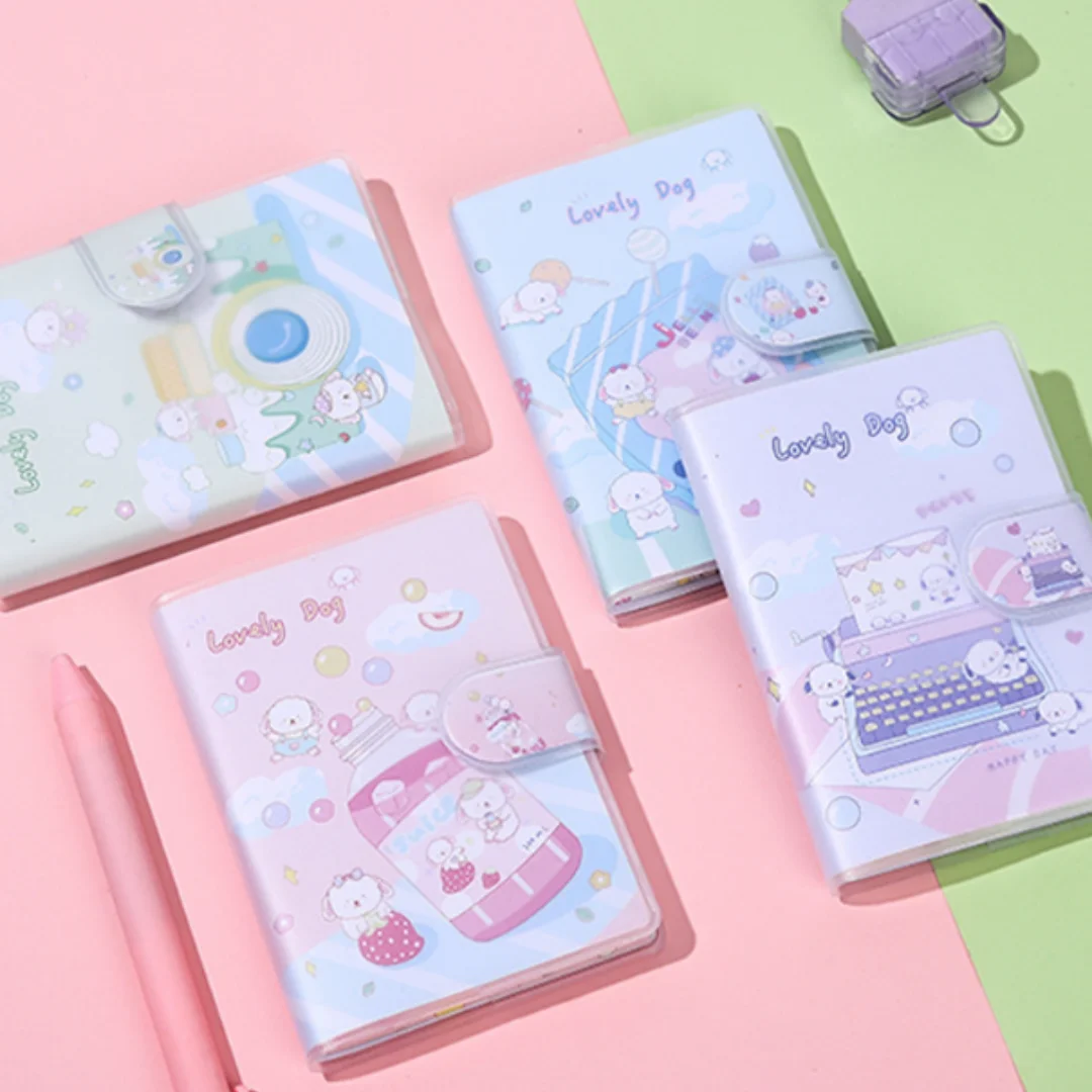 Mini Portable A7 Pocket Notebook with Clip-on Cover Sticky Pages Small Diary Notebook for On-the-Go Jotting