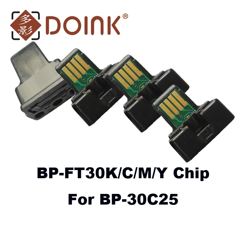 4PCS Chip For Sharp BP-30C25 Toner Cartridge BP-GT30BA BP-GT30CA BP-GT30MA BP-NT30BA BP-FT30BA BP-FT30CA  BP-AT30BA  BP-AT30CA