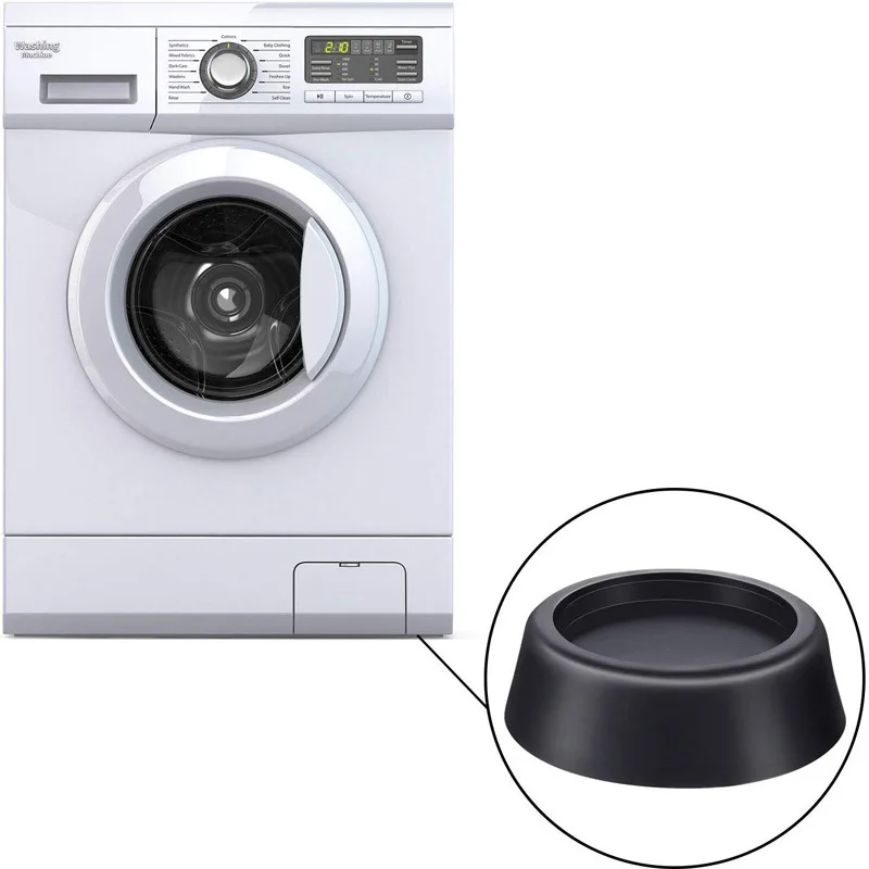 Washing Machine Feet Pads Anti Vibration Non Slip Elasticity Rubber Mat Refrigerator Floor Furniture Shock Proof Pad