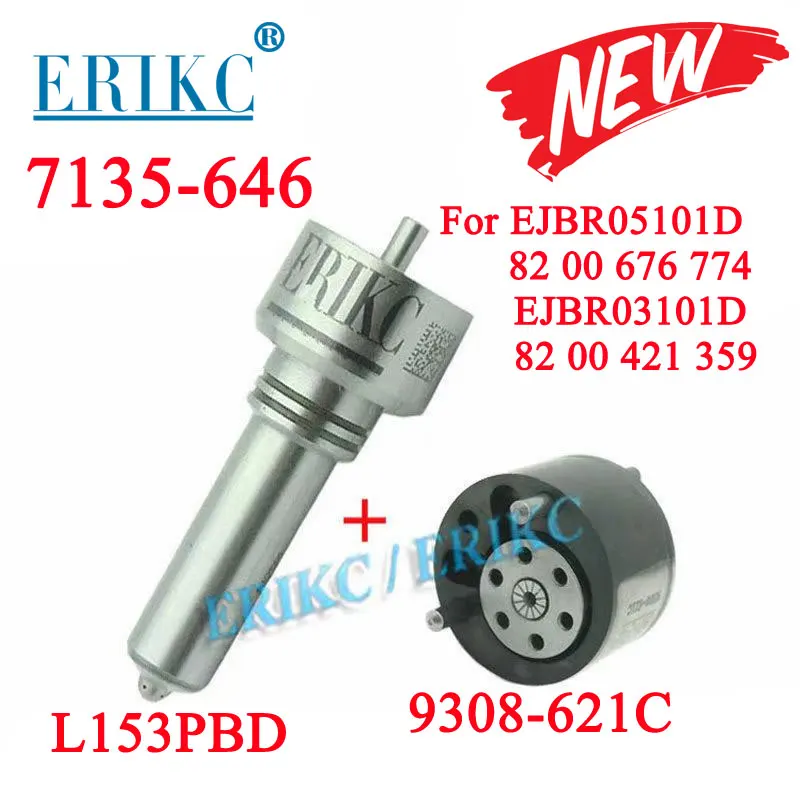 

EJBR05101D EJBR03101D Fuel Engine Injector Overhaul Repair Kits Nozzle L153PBD Valve 9308-621C for RENAULT 8200676774 8200421359