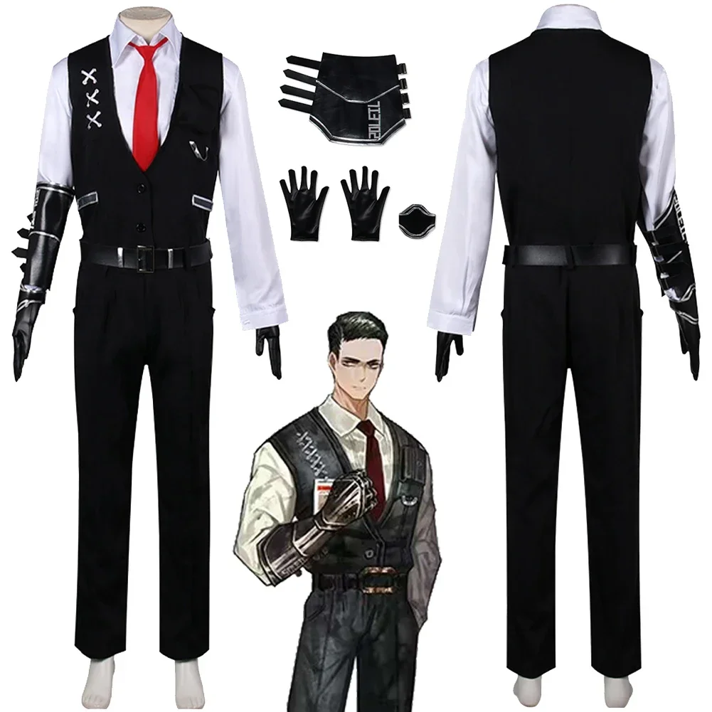 Anime Limbus Company Fato de Cosplay Masculino, MeurSault Fantasia, Disfarce, Fantasia, Roupas de Halloween, Interpretação, Fantasia, Trajes Masculinos