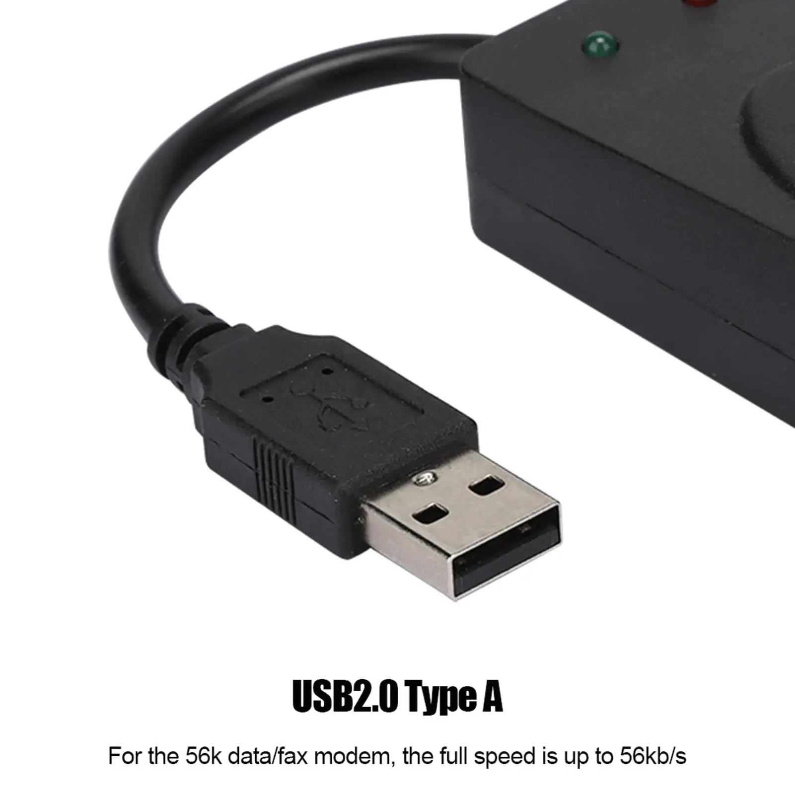 Controlador de módem externo USB2.0 56K para win 7/8/10/XP