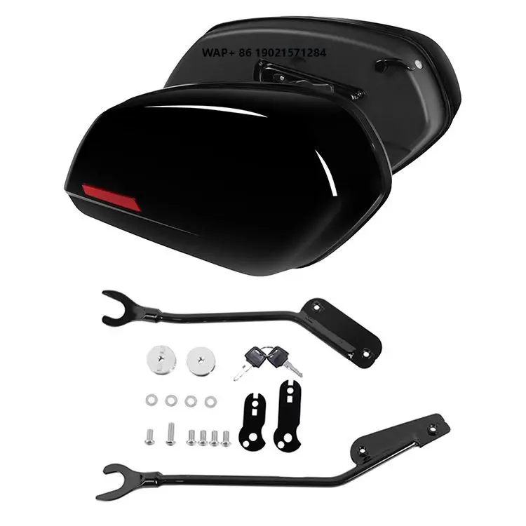 Gloss Black Painted High Quality ABS Motorcycle Side Bags Hard Saddlebags Fit for Harley Low Rider ST 2022-2025 El Diablo 2022