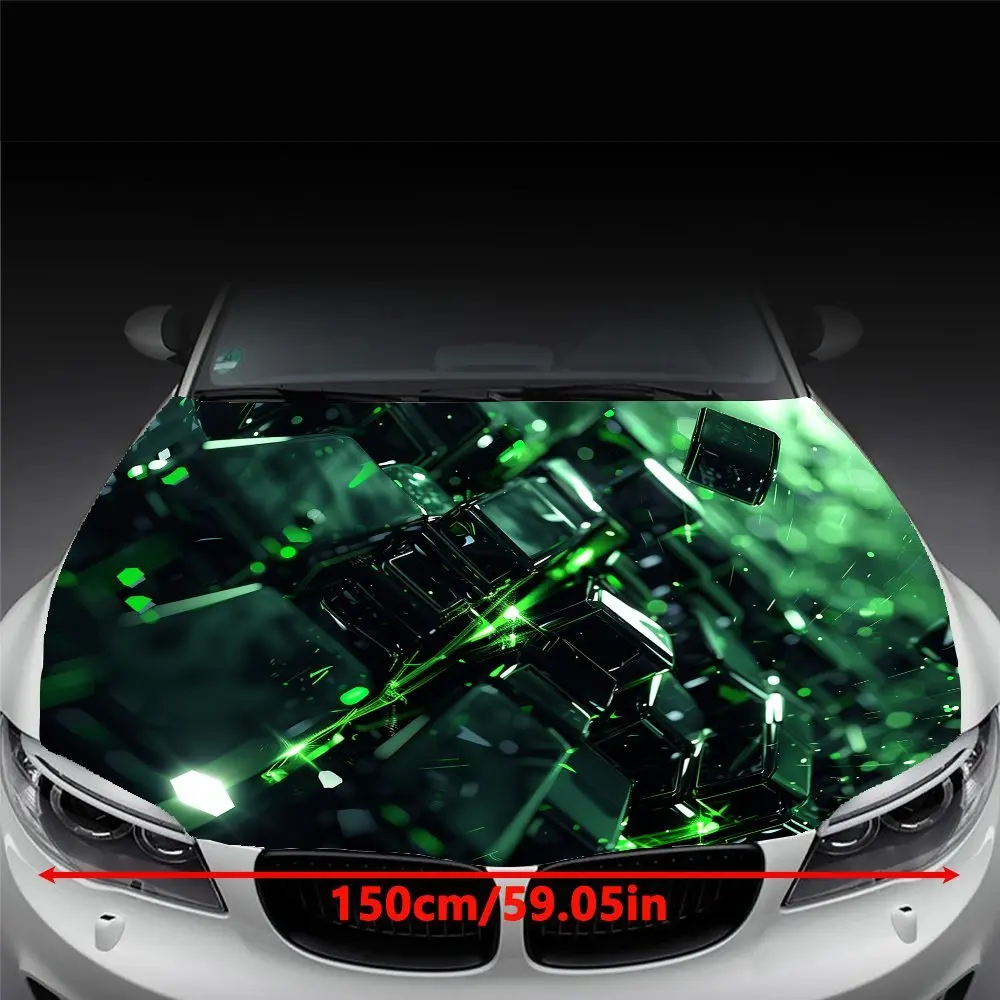 Fantasy Cyberpunk Theme Sticker Graphics car vinyl wraps, Vinyl Engine Hood Truck Decals, Vinyl Decal Graphics, PVC, High Qualit