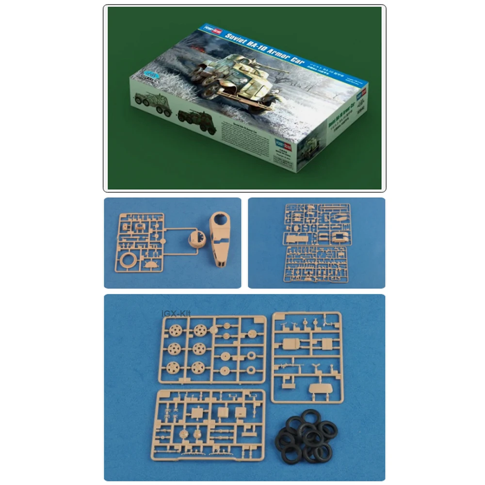 

Hobbyboss 83840 1:35 Scale Soviet BA10 BA-10 Armored Vehicle Car Plastic Model Building Kit Hobby Craft Making Modeling Toy