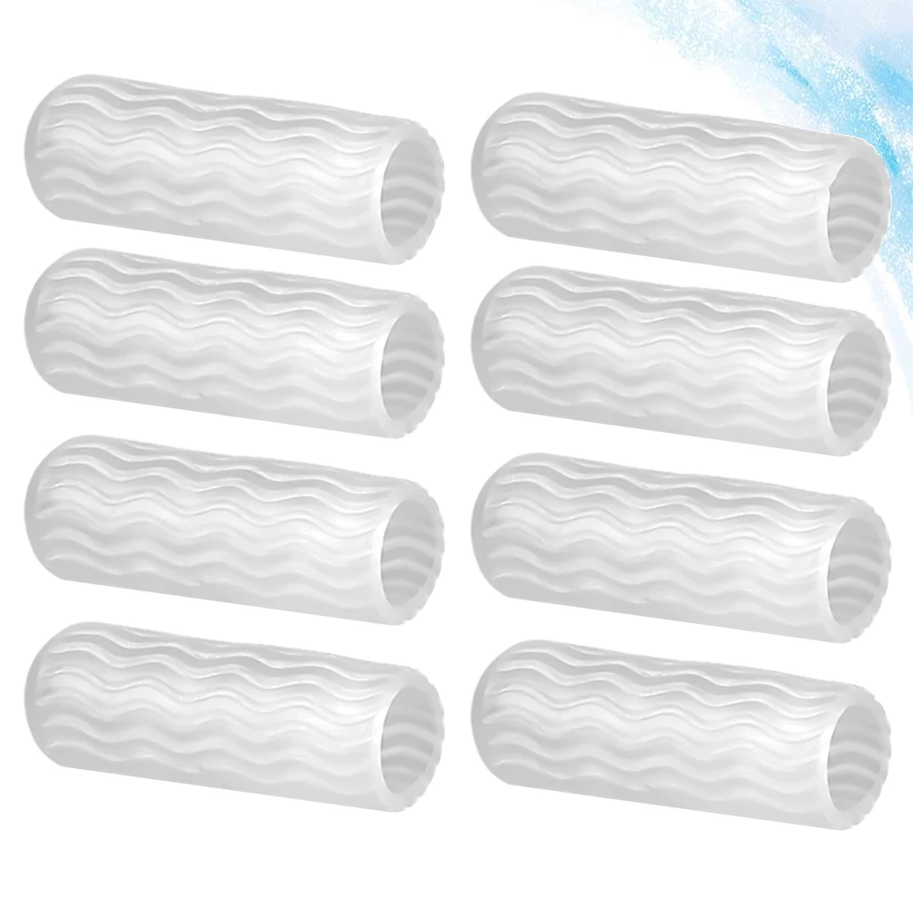 

4pcs Caps Toe Protector For Corns Bunion Pain Relief Soft Gel Toe Separators Non Slip Wave Design Comfortable Foot Care Tool