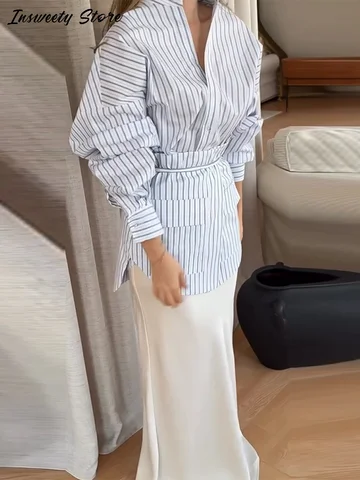 Женская полосатая блузка Chin.Sweety