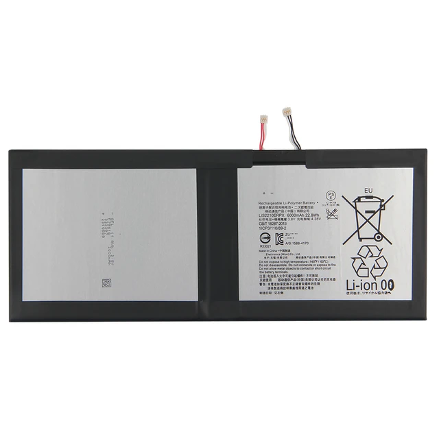 Rechargeable Battery For SONY Xperia Z4 Tablet Ultra SGP712 SGP771  LIS2210ERPX LIS2210ERPC 6000mAh Tablet Replacement Battery