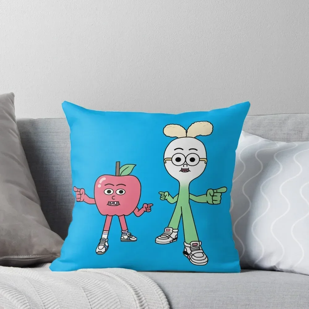 Apple and Onion Throw Pillow Pillows Aesthetic christmas pillow case Christmas Covers For Cushions pillow